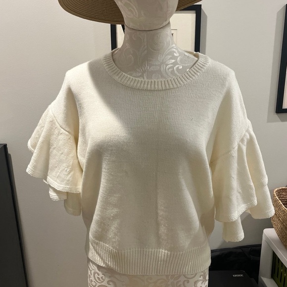 &merci Tops - & merci off white top NWOT